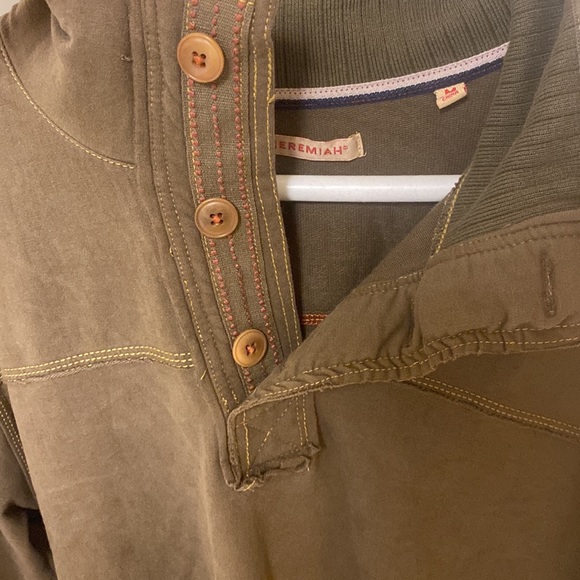 Jeremiah 'Taylor' French Terry Mock Neck Pullover Sz M - Picture 7 of 8